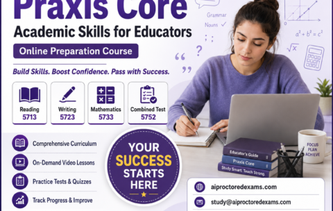 Praxis Core Online Exam Preparation Course