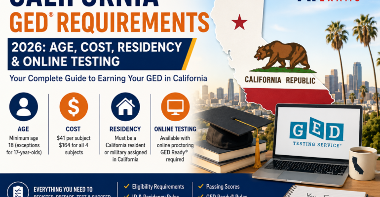 California GED Requirements