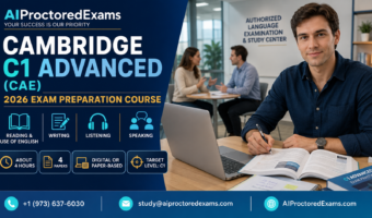 Cambridge C1 Advanced exam preparation course by AIProctoredExams