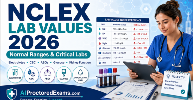 Nclex Lab Values 2026
