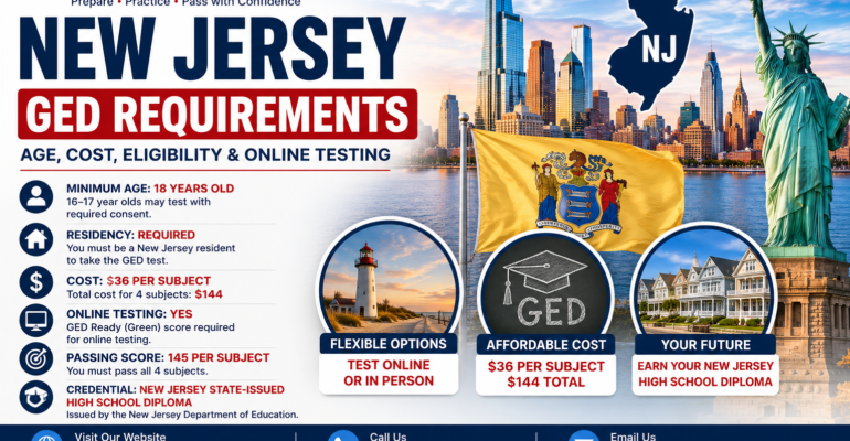 New Jersey GED Requirements