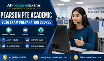 Pearson PTE Academic exam preparation course by AIProctoredExams