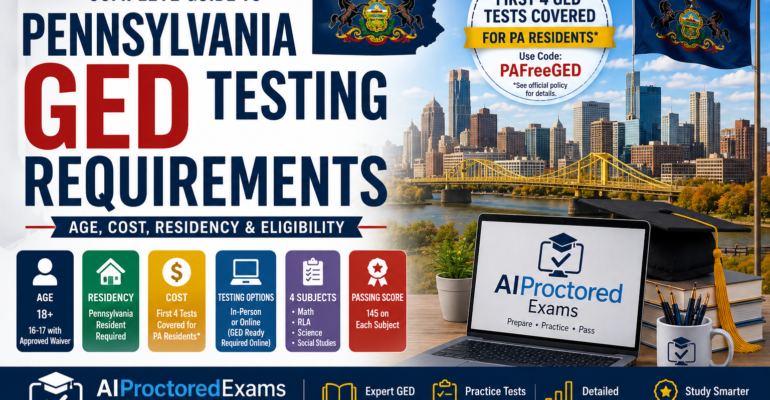 Pennsylvania GED Testing Requirements