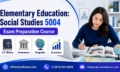 Praxis 5004 Elementary Education Social Studies exam preparation with U.S. history, government, geography, and economics resources