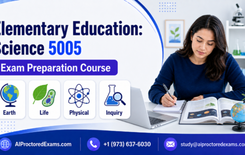 Praxis 5005 Elementary Education Science exam preparation with Earth, life, physical science, and scientific inquiry study resources