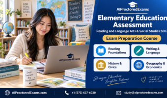 Praxis 5007 Reading and Language Arts and Social Studies exam preparation course for elementary teacher candidates