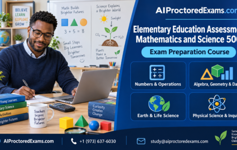 Praxis 5008 Elementary Education Mathematics and Science exam preparation covering math concepts and elementary science